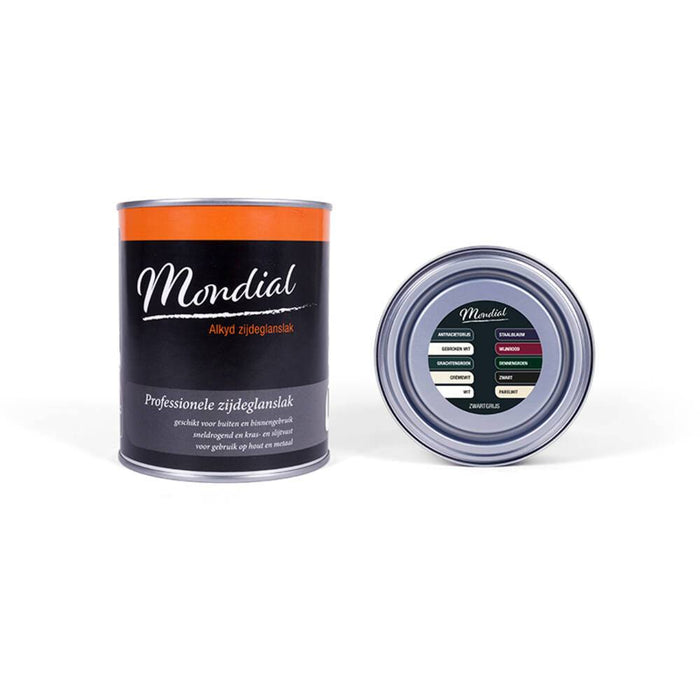 Mondial Zijdeglans Alkyd RAL7021 Zwartgrijs