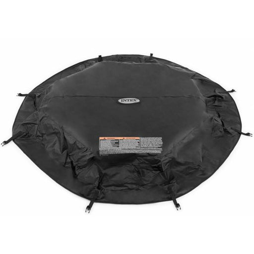 Spa cover octagon 6 pers black voor 28456 en 28462 - onderdelenpaleis.nl