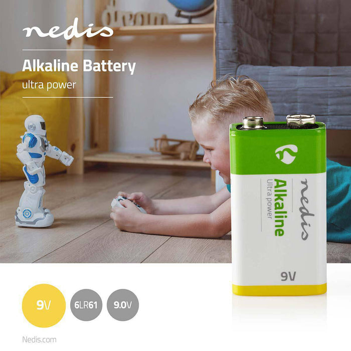 Alkaline-Batterij 9V