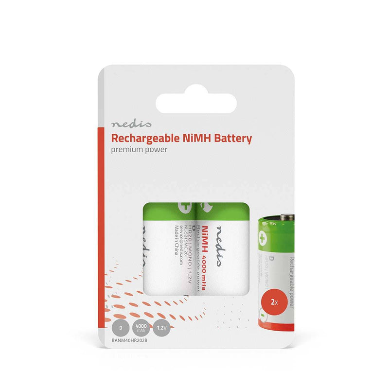 Oplaadbare NiMH-Batterij D