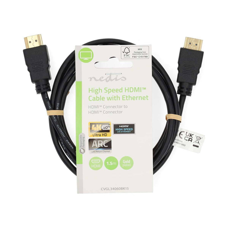 High Speed HDMI™-Kabel met Ethernet