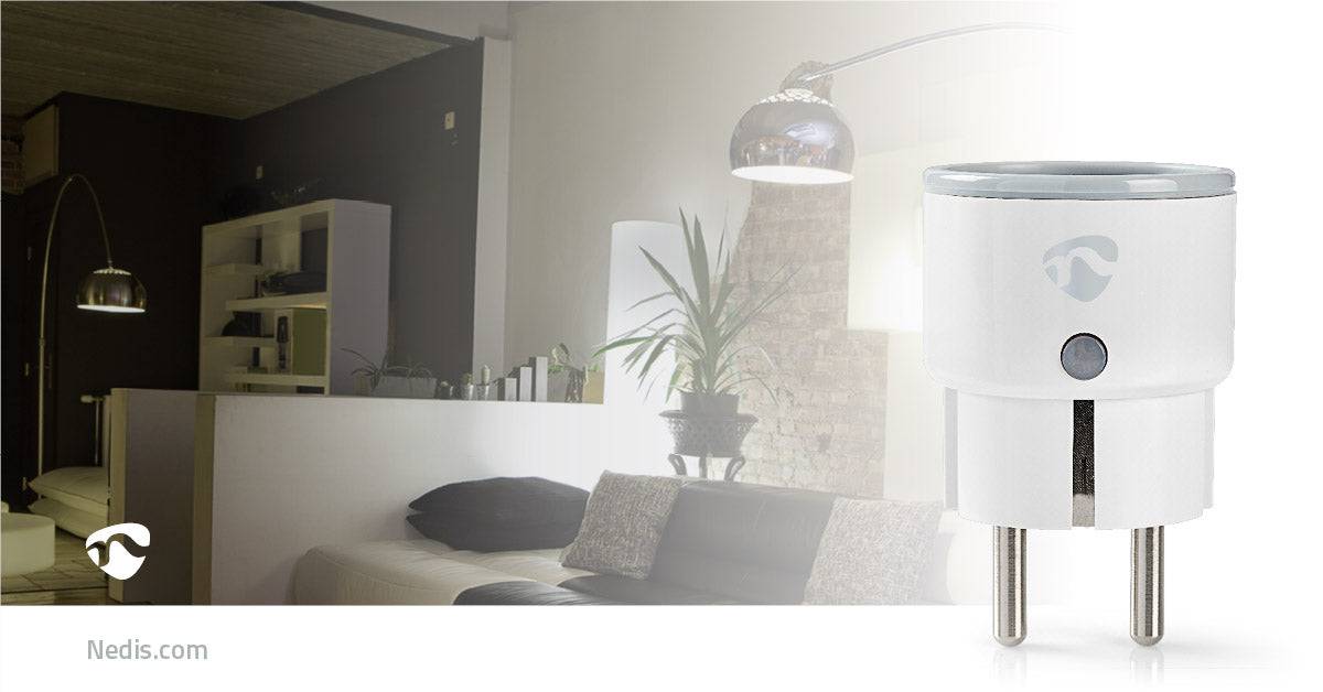 SmartLife Slimme Stekker Wi-Fi | IP21 | Energiemeter | 2500 W