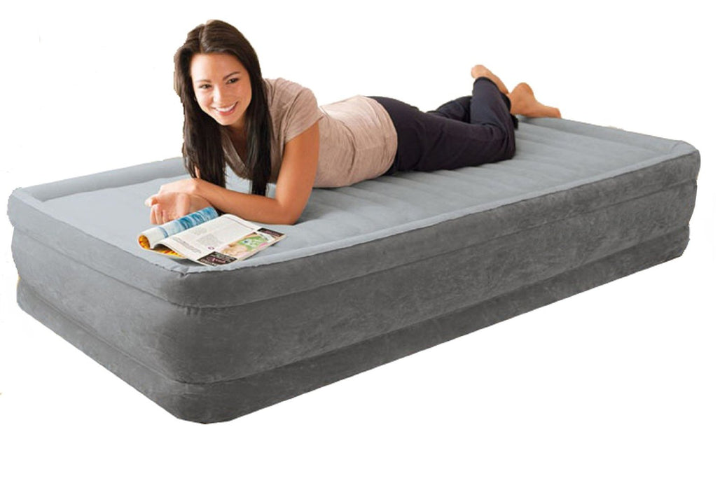 Intex Comfort Plush luchtbed - eenpersoons - onderdelenpaleis.nl